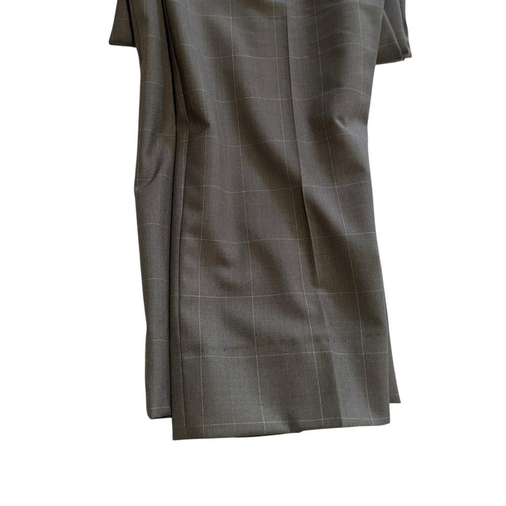 Cache Gray Wool-Blend Suit Modern Slim Fit - Picture 7 of 16